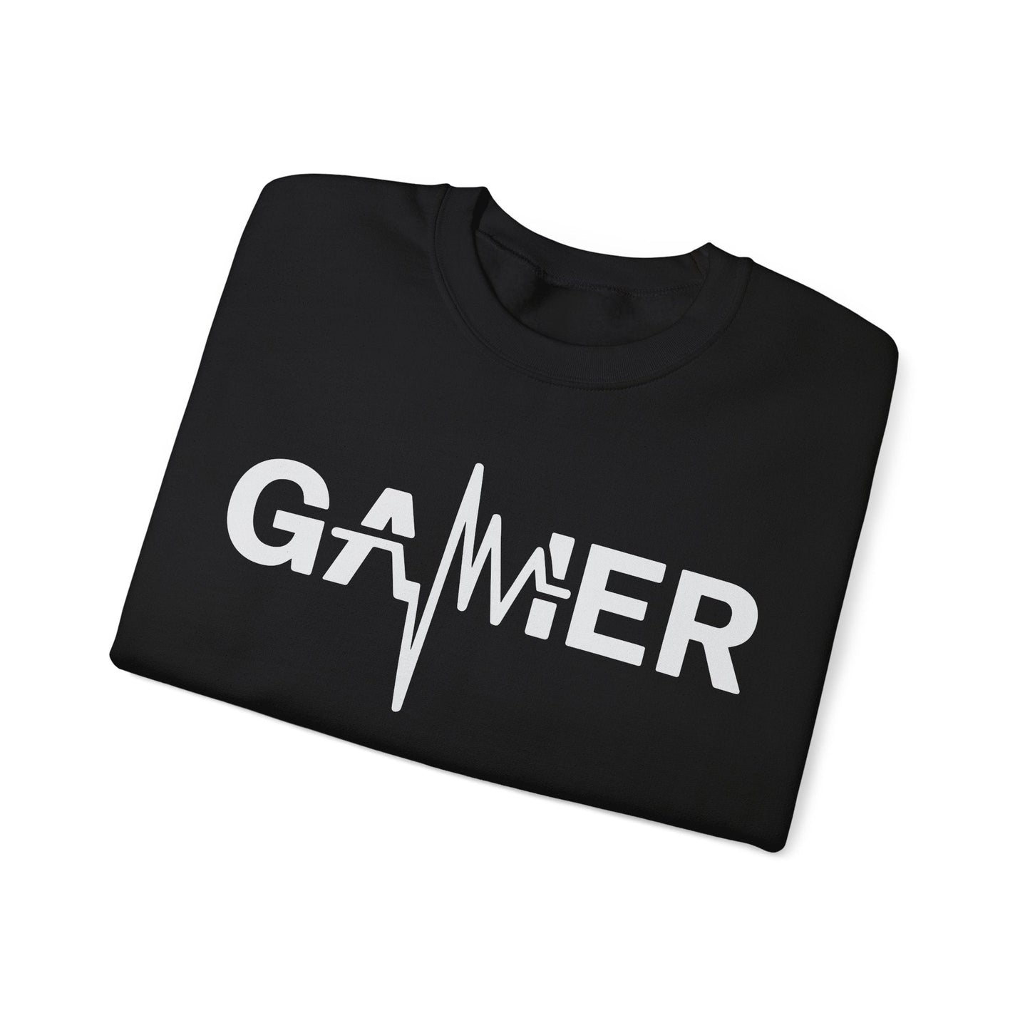 Gamer Heartbeat Video Games Graphic Sweatshirt