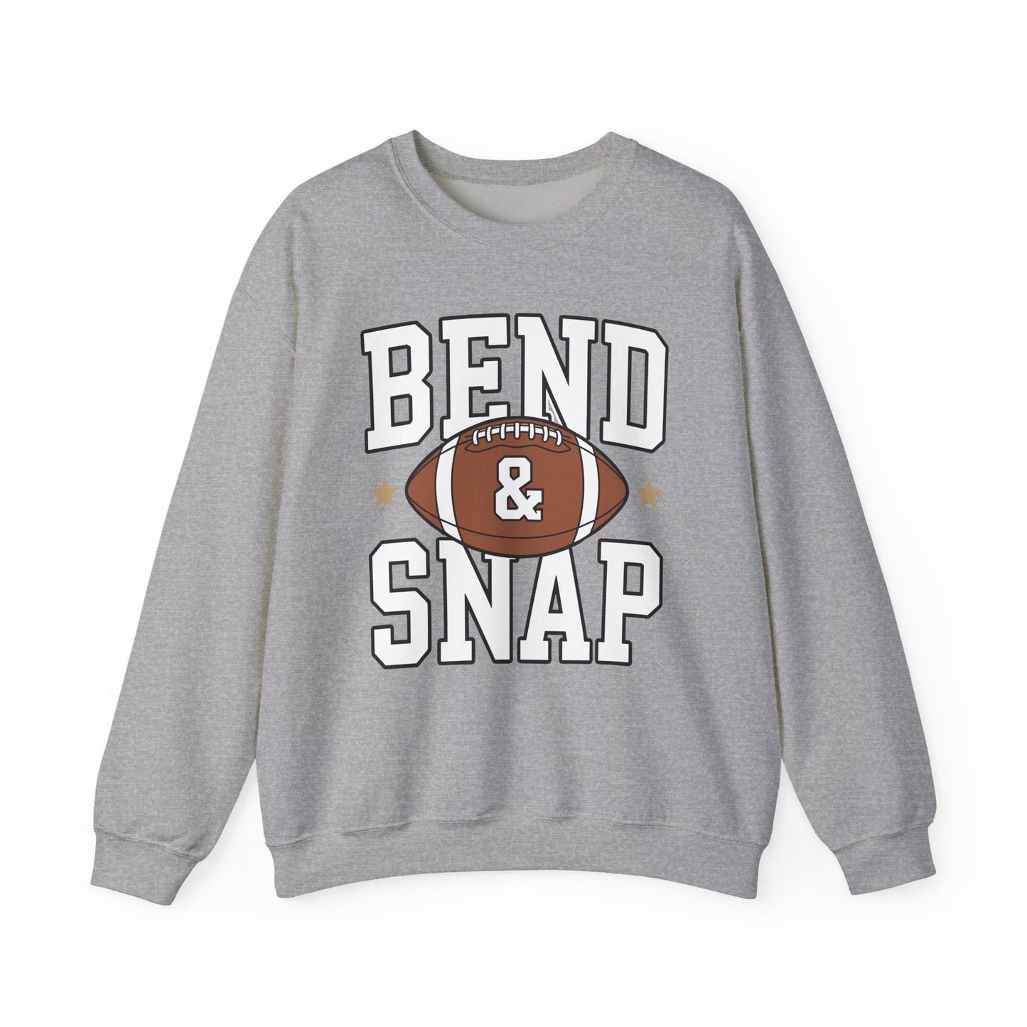 Funny Game Day Touchdown Season Cute Bend and Snap Football Sweatshirt