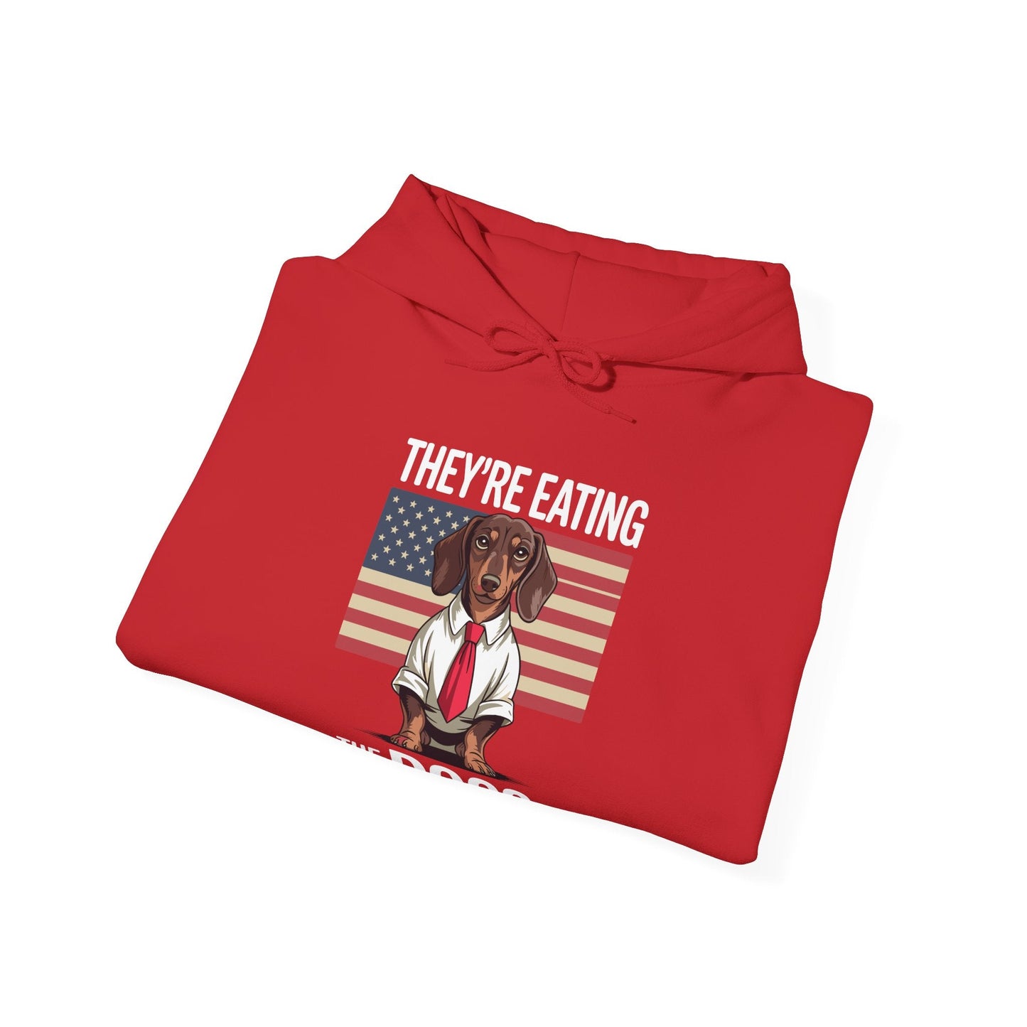 They're Eating the Dogs Trump Hot Dog Hoodie