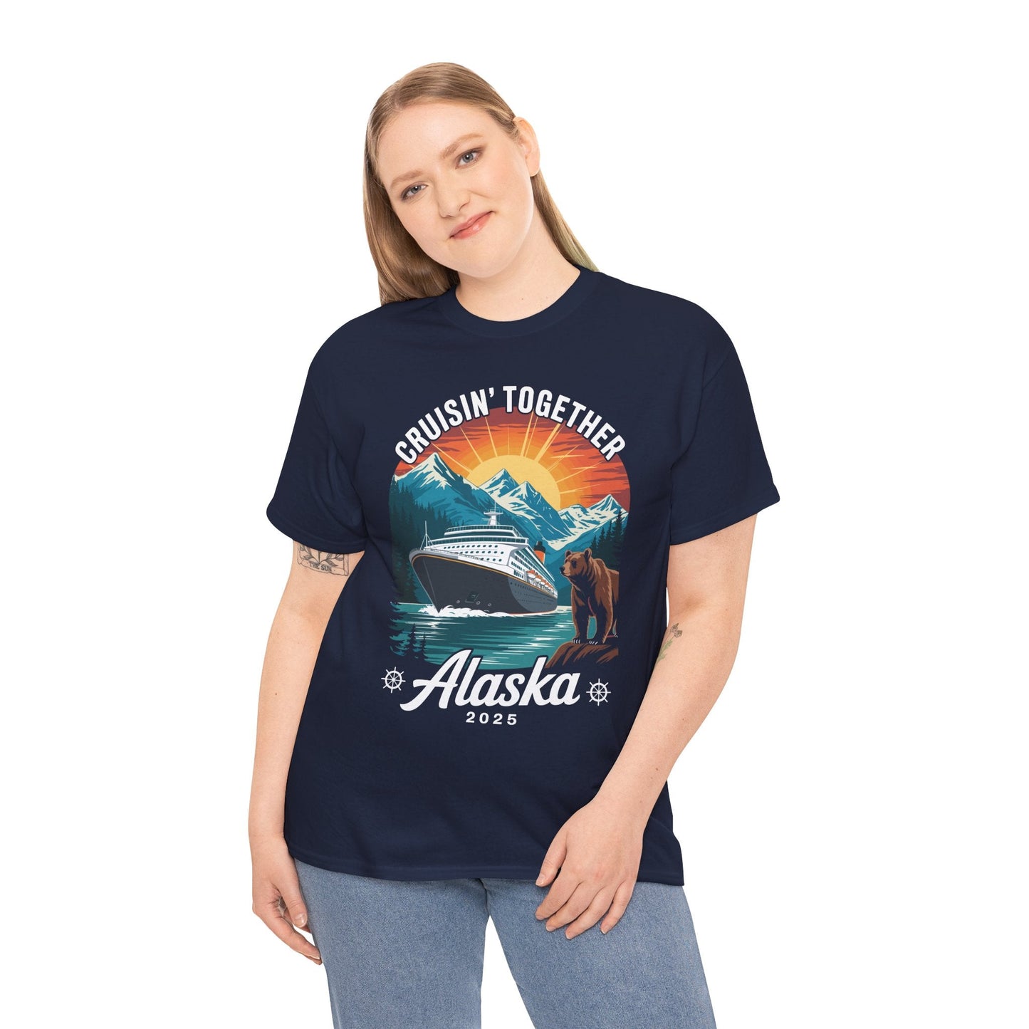 Cruisin Together Alaska 2025 Family Friend Alaska Cruise T-Shirt