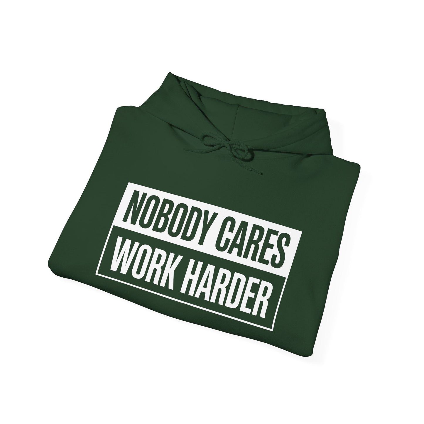 Nobody Cares Work Harder Fitness Workout Gym Gift Hoodie