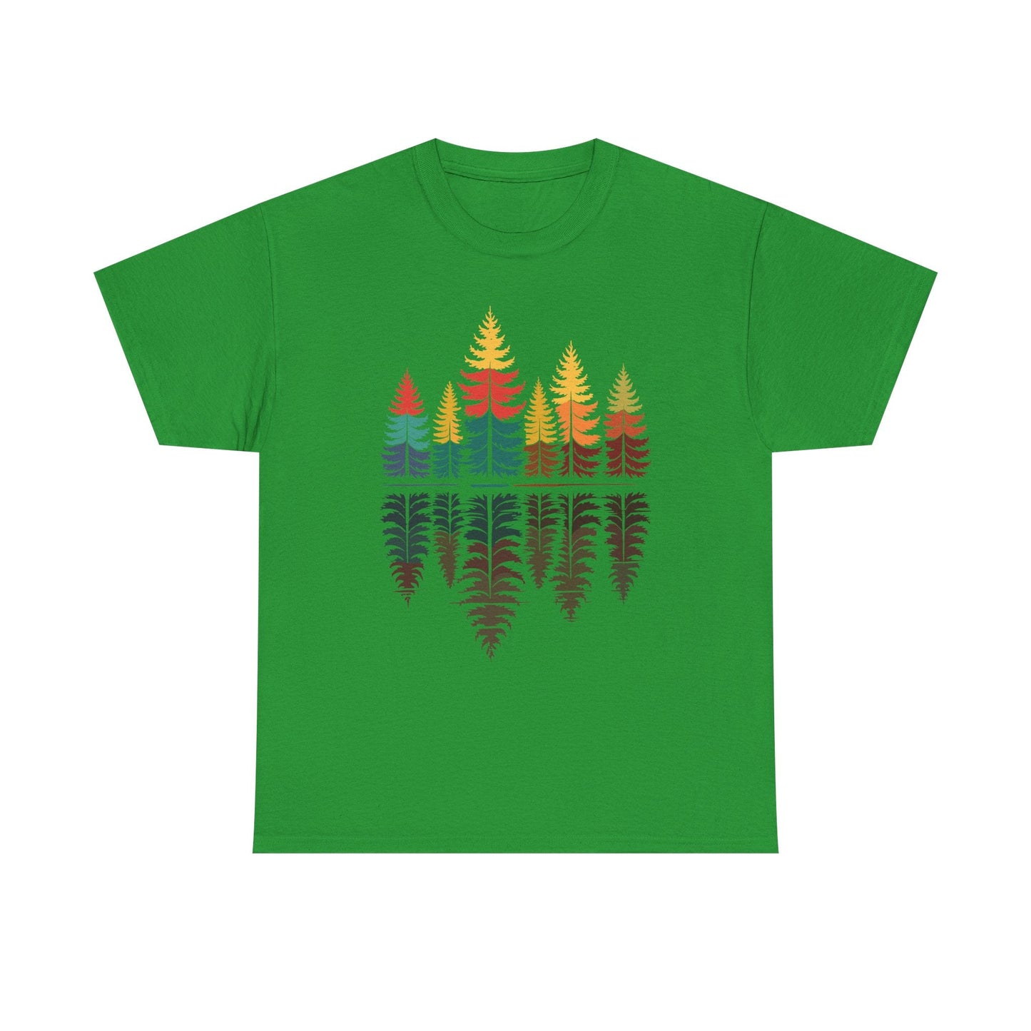 Nature Reflection Forest Trees Outdoor Wildlife T-Shirt