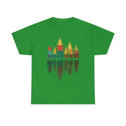 Nature Reflection Forest Trees Outdoor Wildlife T-Shirt