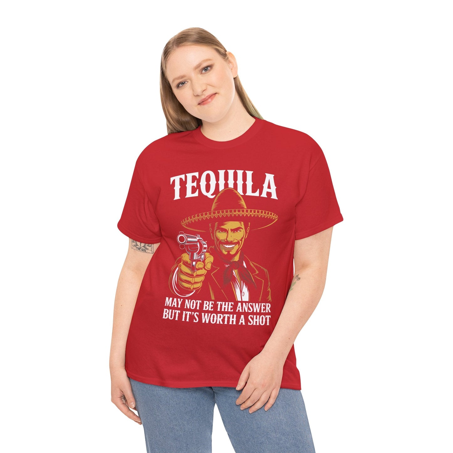 Tequila May Not Be The Answer But It's Worth A Shot T-Shirt
