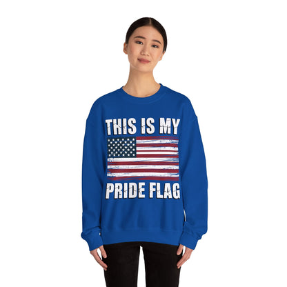 This Is My Pride Flag USA American 4th of July Patriotic Sweatshirt