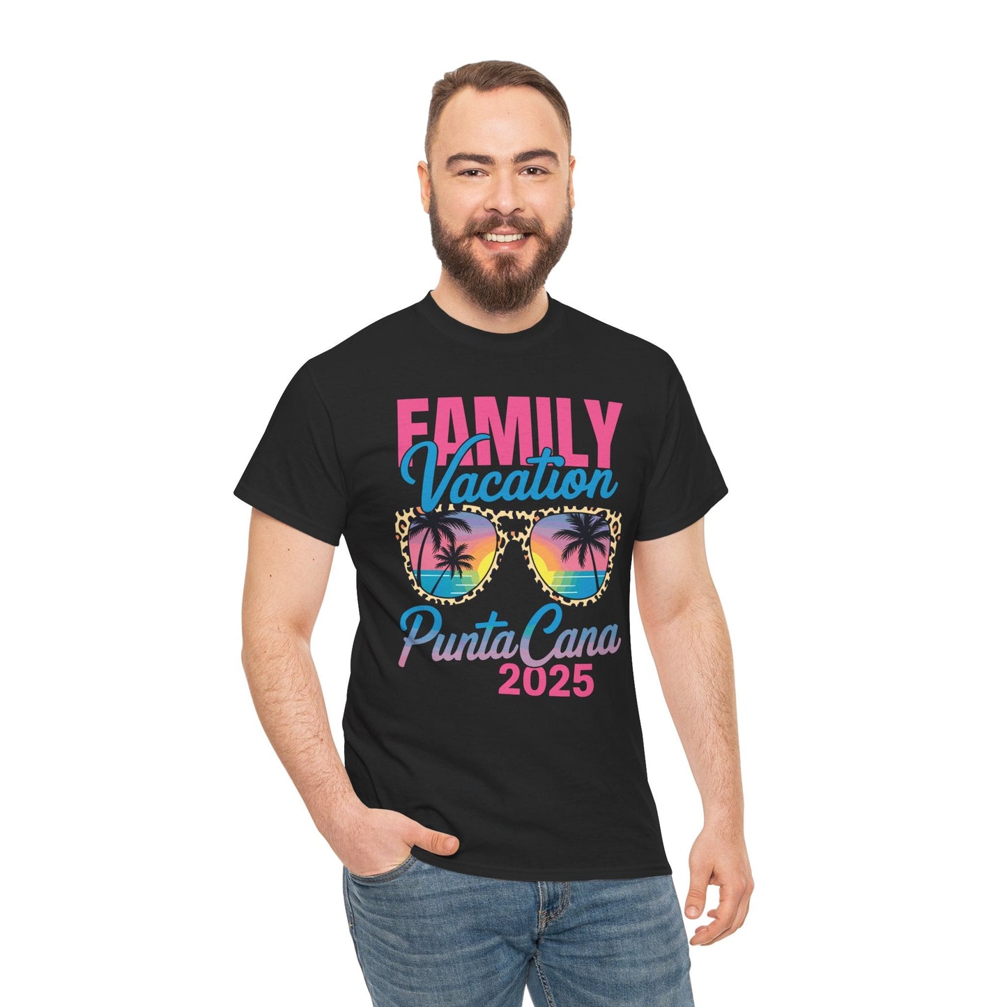 Family Vacation Punta Cana 2025 Matching Holiday Summer T-Shirt