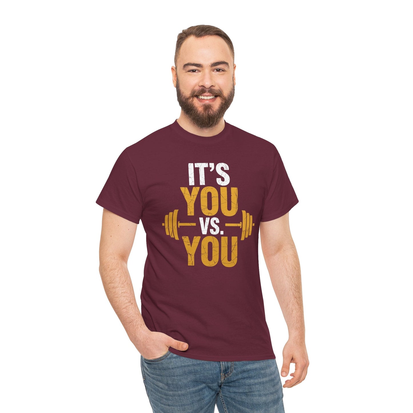 Its You Vs You Workout Gym Workout Motivation Fitness Men Women T-Shirt