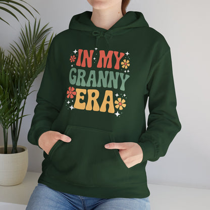 In My Granny Era Funny Sarcastic Groovy Retro Mothers Day Hoodie