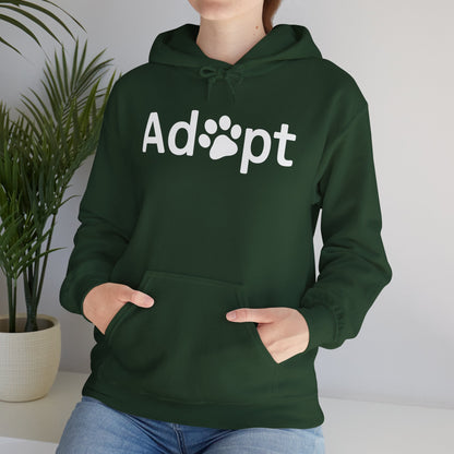 Adopt A Shelter Pet Cat Dog Adoption Animal Rescue Hoodie