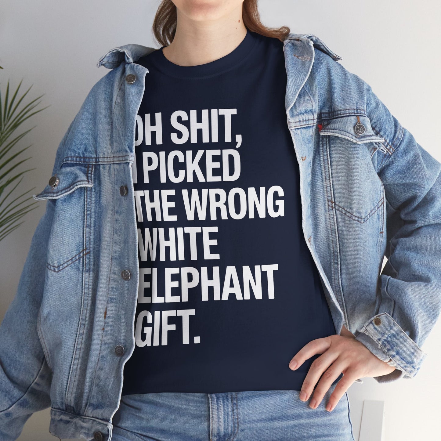 Oh Shit Funny White Elephant Gifts for Adults Under 15 20 T-Shirt
