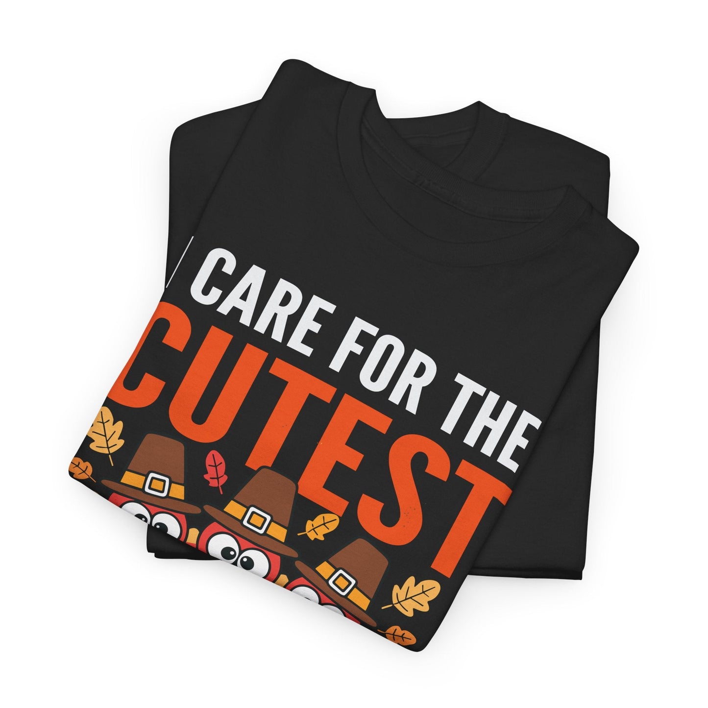 Care For Little Turkeys Nurse Fall Thanksgiving Scrub Top T-Shirt