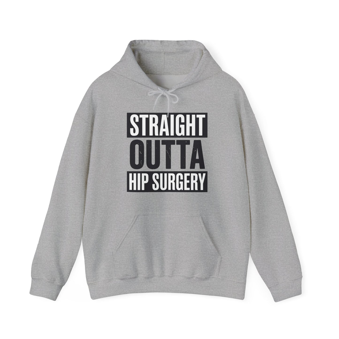 Straight Outta Hip Surgery Get Well Hip Replacement Recovery Hoodie