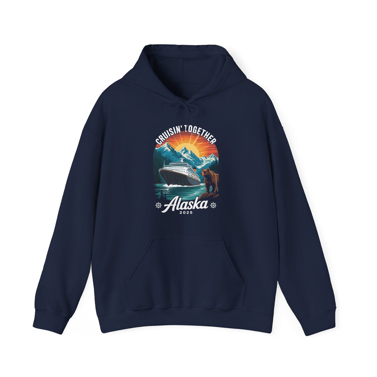 Cruisin Together Alaska 2025 Family Friend Alaska Cruise Hoodie