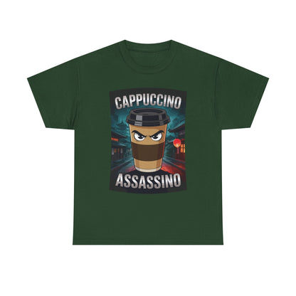 Cappuccino Assassino Coffee Lovers Italian Brainrot Meme T-Shirt