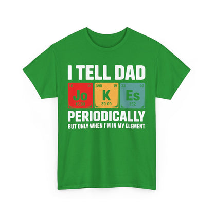 I Tell Dad Jokes Periodically Element Vintage Father's Day T-Shirt