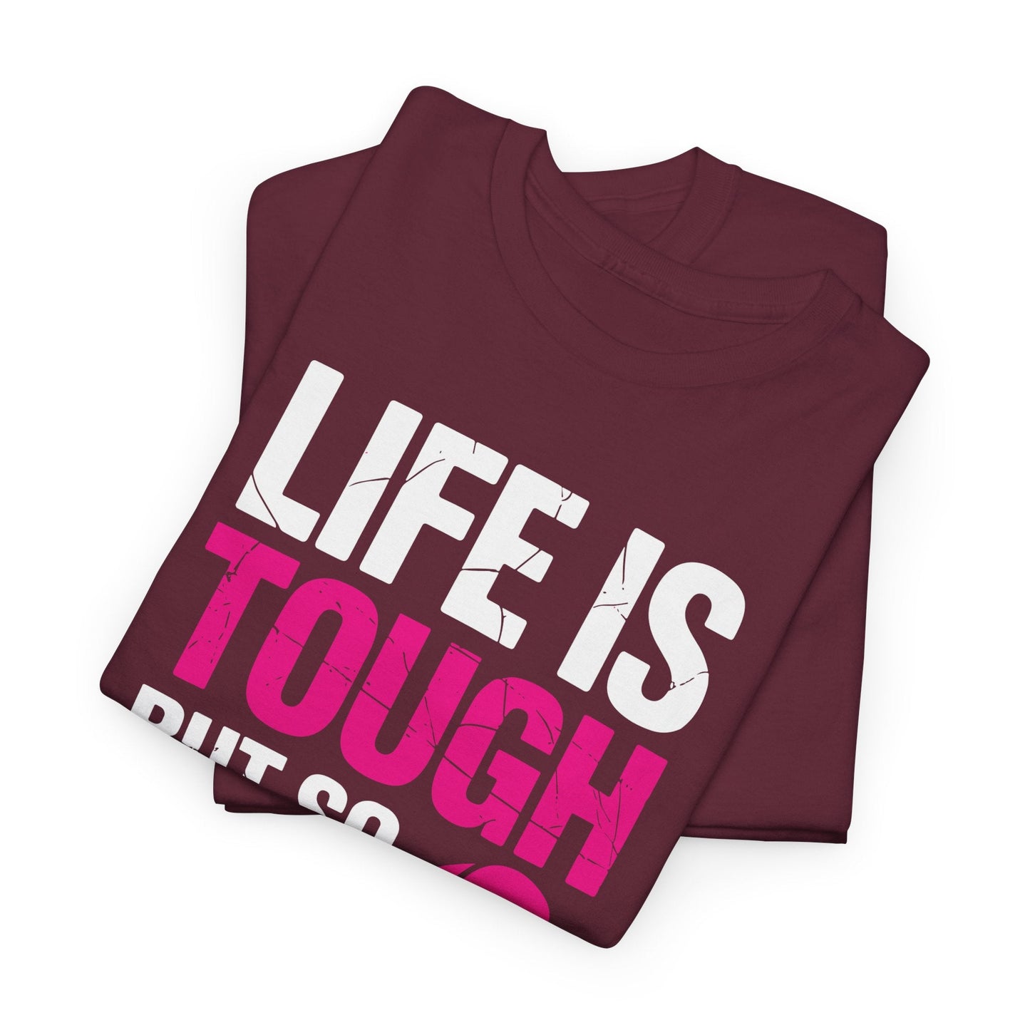 Life Is Tough But So Is My Wife Breast Cancer Awareness Gift T-Shirt
