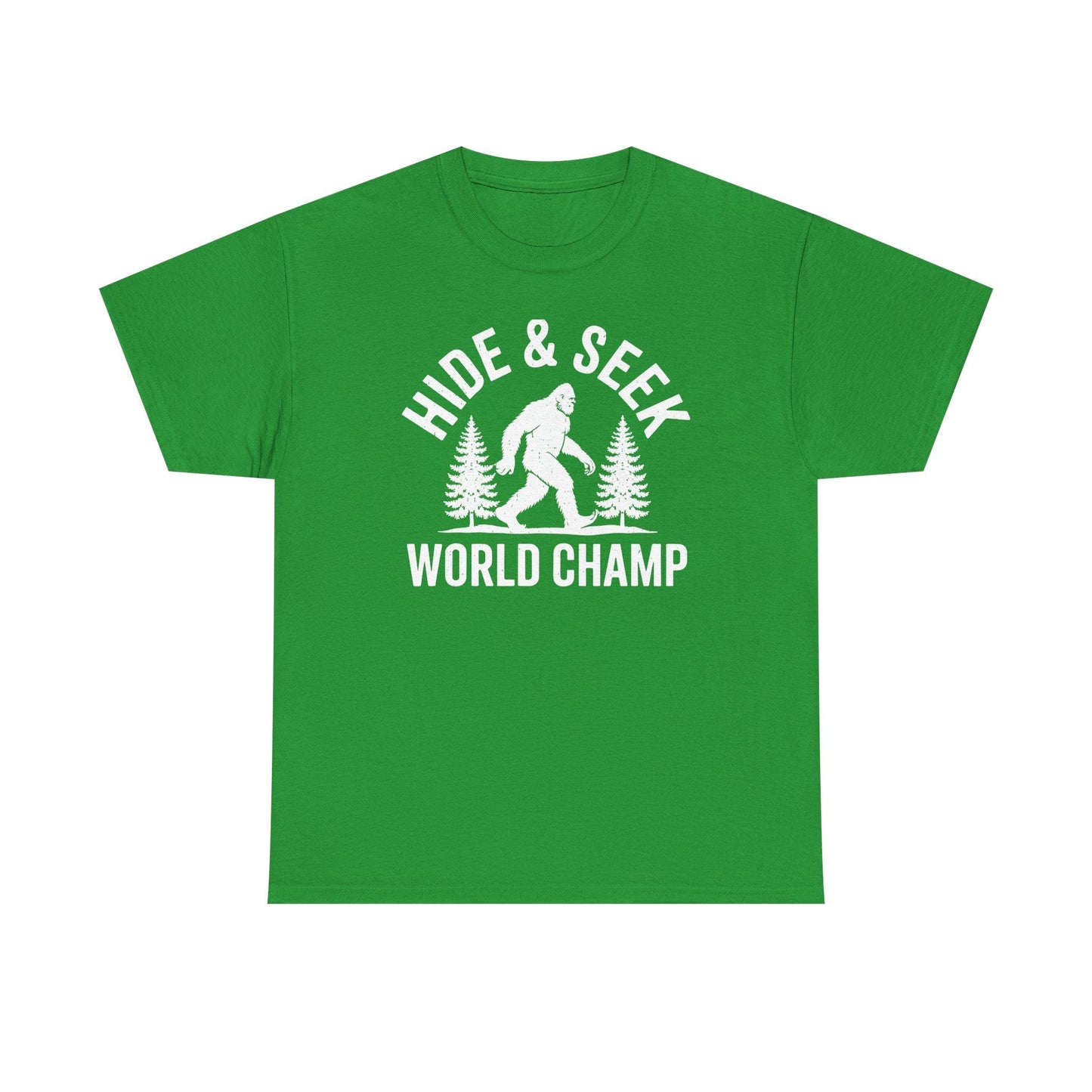 Bigfoot Hide And Seek World Champion Sasquatch Retro Vintage T-Shirt
