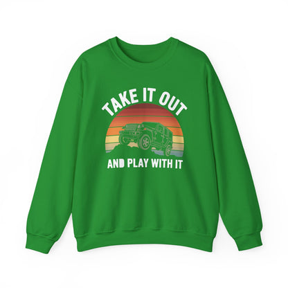 Catch Some Rays Vintage Retro Take It Out And Play Sweatshirt