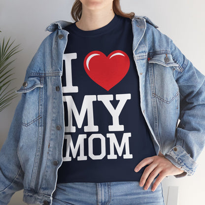 I Love My Mom Mothers Day from Daughter or Son T-Shirt