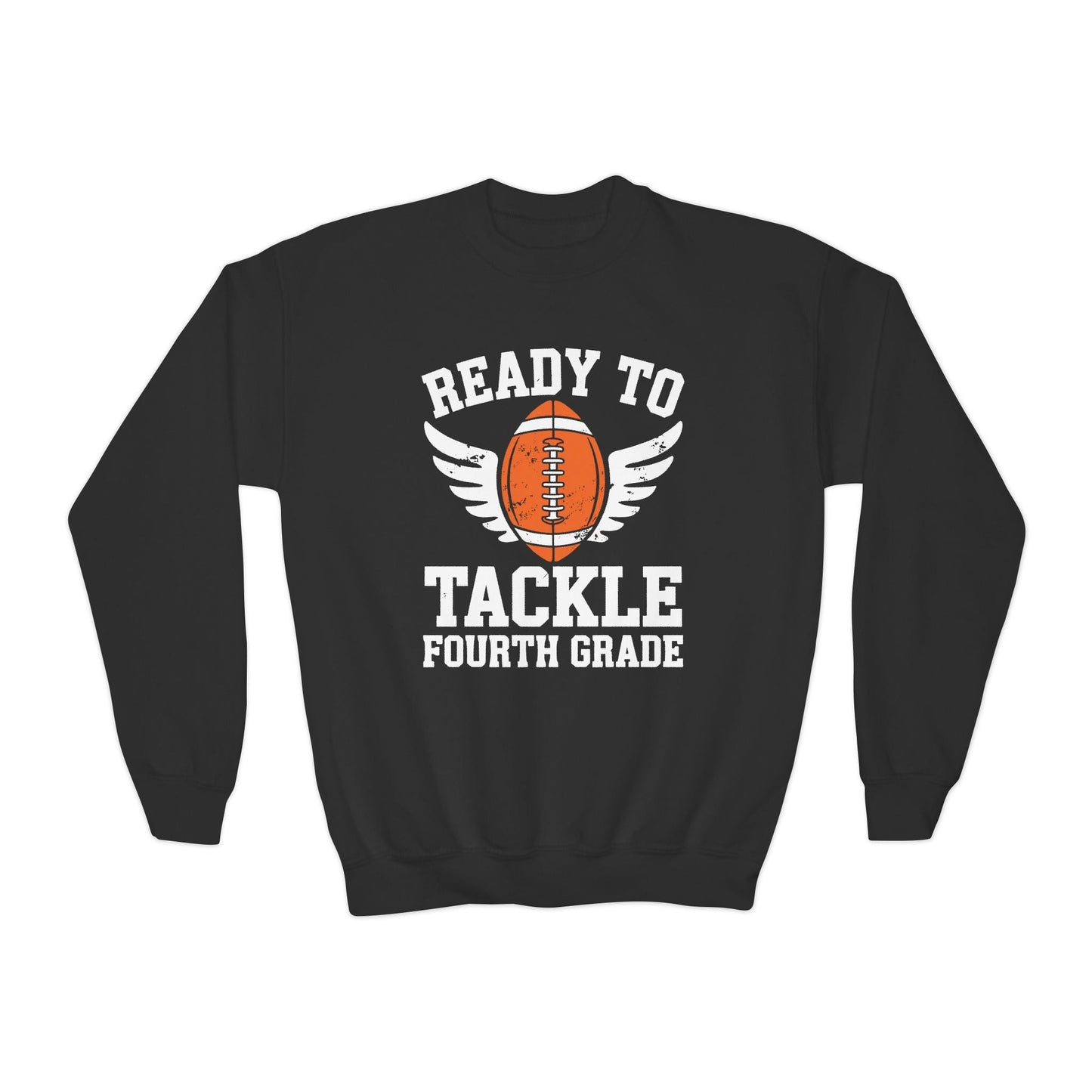 Ready To Tackle Fourth Grade Back To School Football Sweatshirt