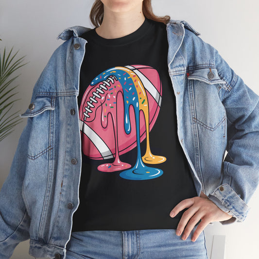 Football Drip For Lineman WR QB RB Ice Cream Sprinkles T-Shirt