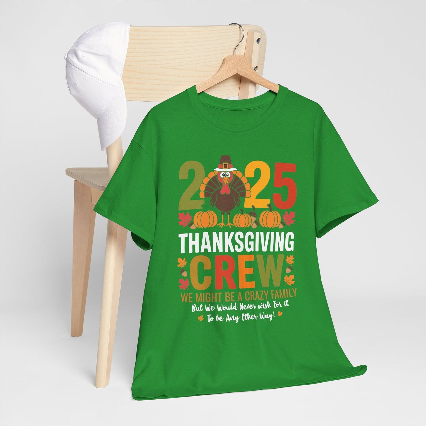 Family Thanksgiving 2025 Thanksgiving Crew Turkey Matching T-Shirt