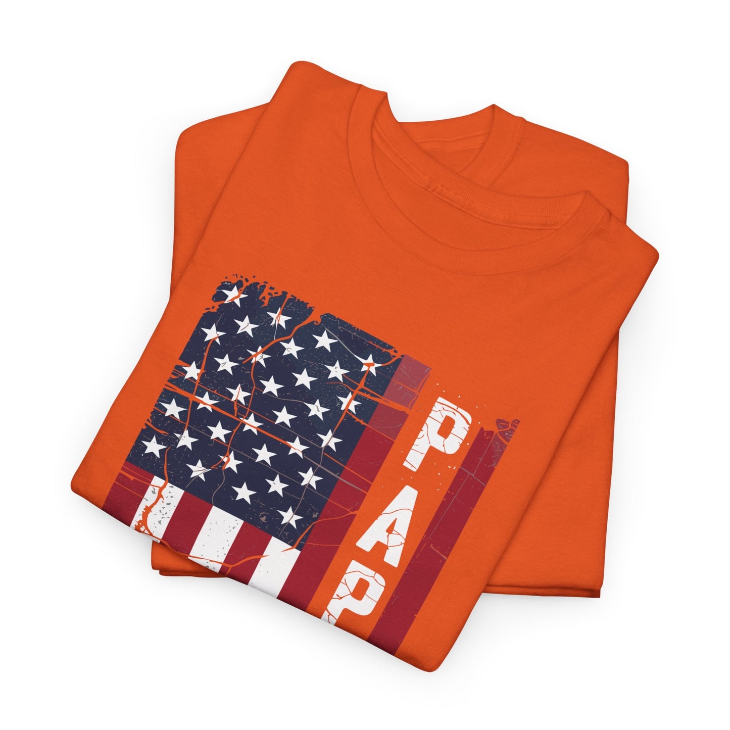 Papaw Grandpa US American Flag Shirt Grandfather Day T-Shirt