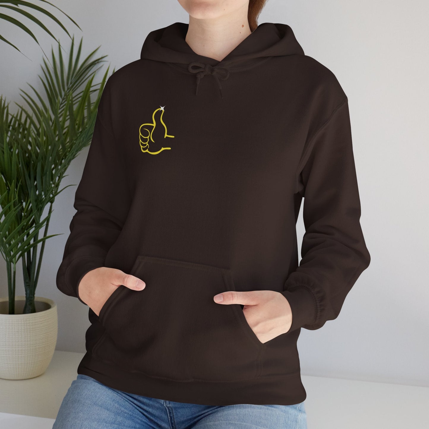 Thumbs Up Hoodie for Men Women