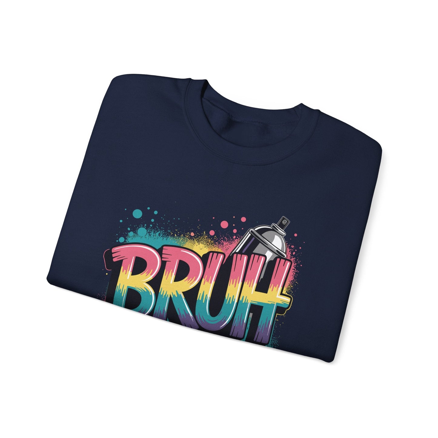 Bruh Graffiti Funny Saying Street Art Meme Men Boys Kids Sweatshirt