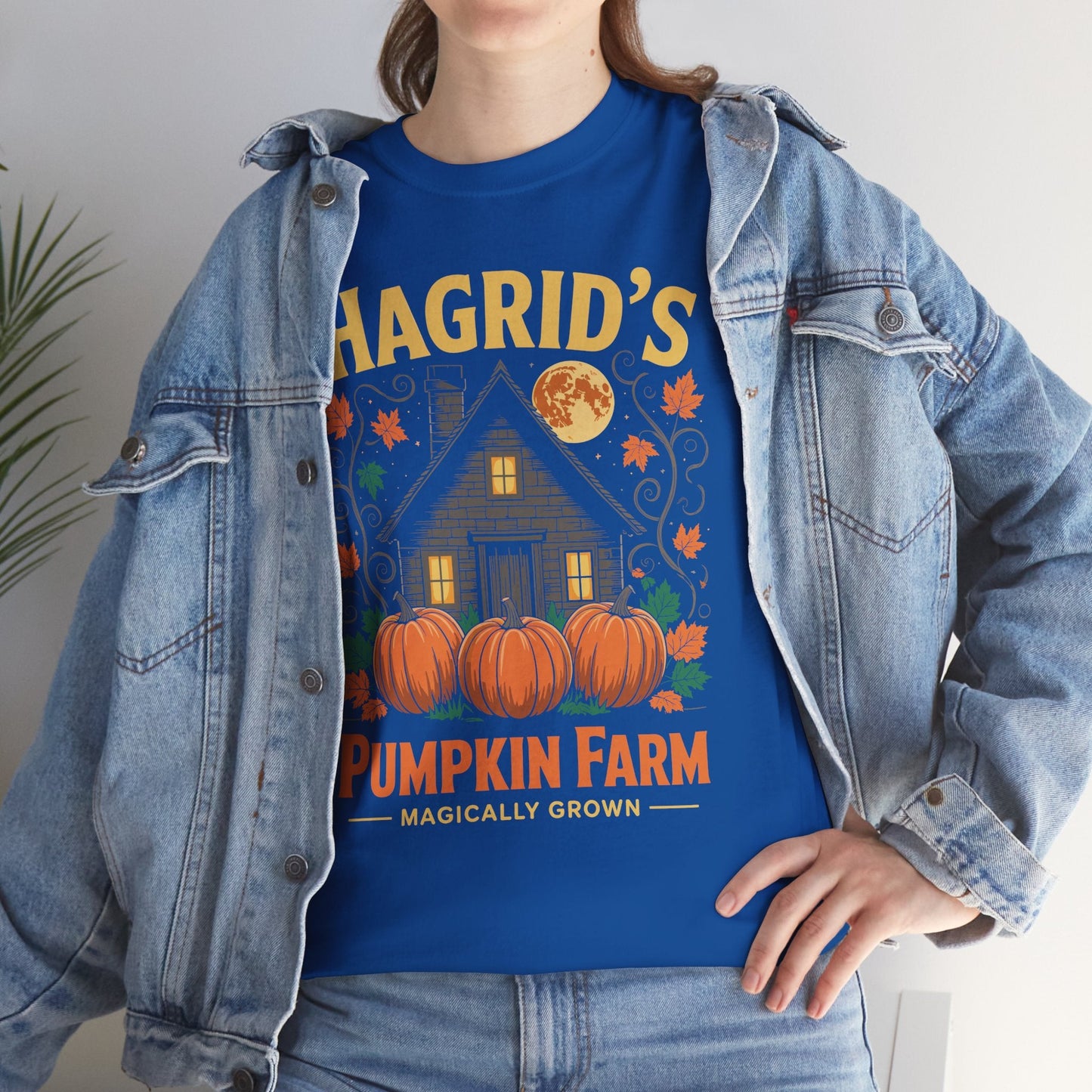 Hagrids Pumpkin Farm Spooky Season Halloween Fun T-Shirt