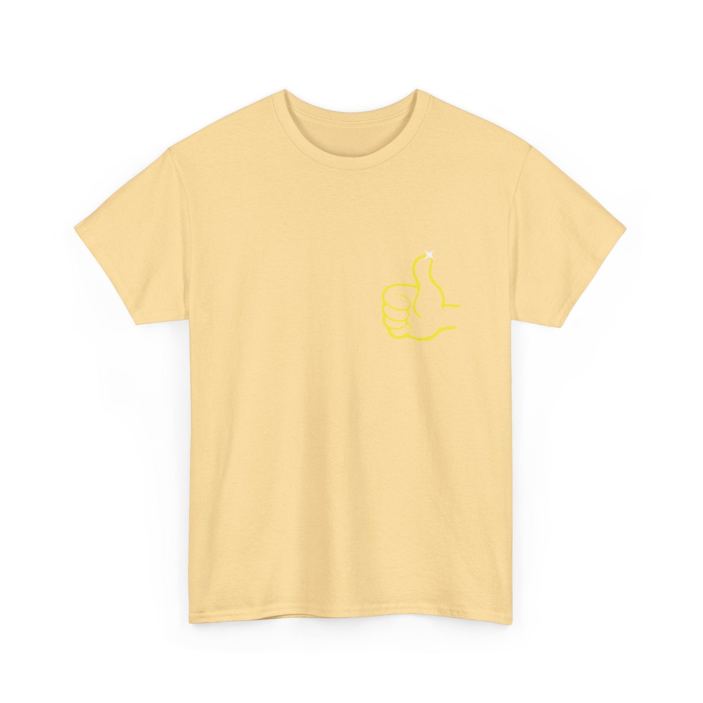 Funny Thumbs Up Emoji Graphic T-Shirt Positive Vibes
