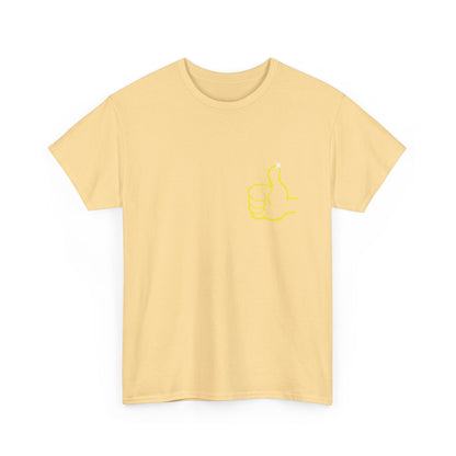 Funny Thumbs Up Emoji Graphic T-Shirt Positive Vibes