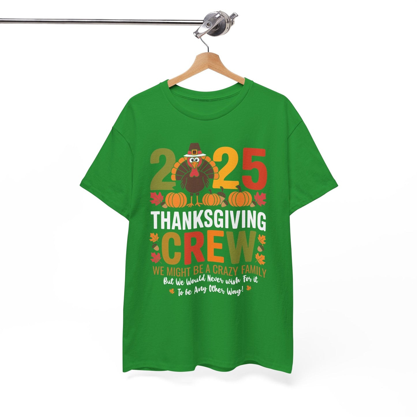 Family Thanksgiving 2025 Thanksgiving Crew Turkey Matching T-Shirt