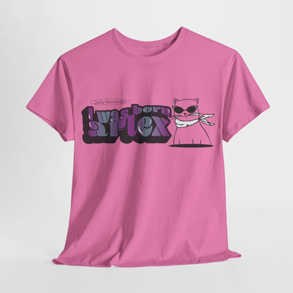 I Was Born A Flex Funny Confidence Quote T-Shirt