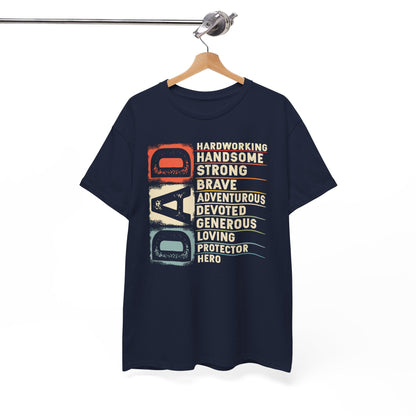 Vintage Funny Definition of Dad Retro Meme Joke Father's Day T-Shirt
