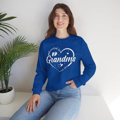 Promoted to Grandma Est 2025 Soon to be Grandma Mothers Day Sweatshirt