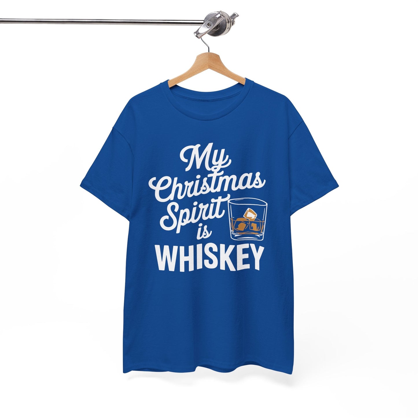 Funny Christmas Drinking Shirt Whiskey Liquor Drinker Saying T-Shirt