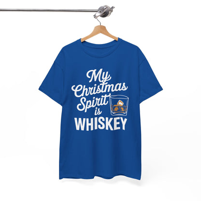 Funny Christmas Drinking Shirt Whiskey Liquor Drinker Saying T-Shirt