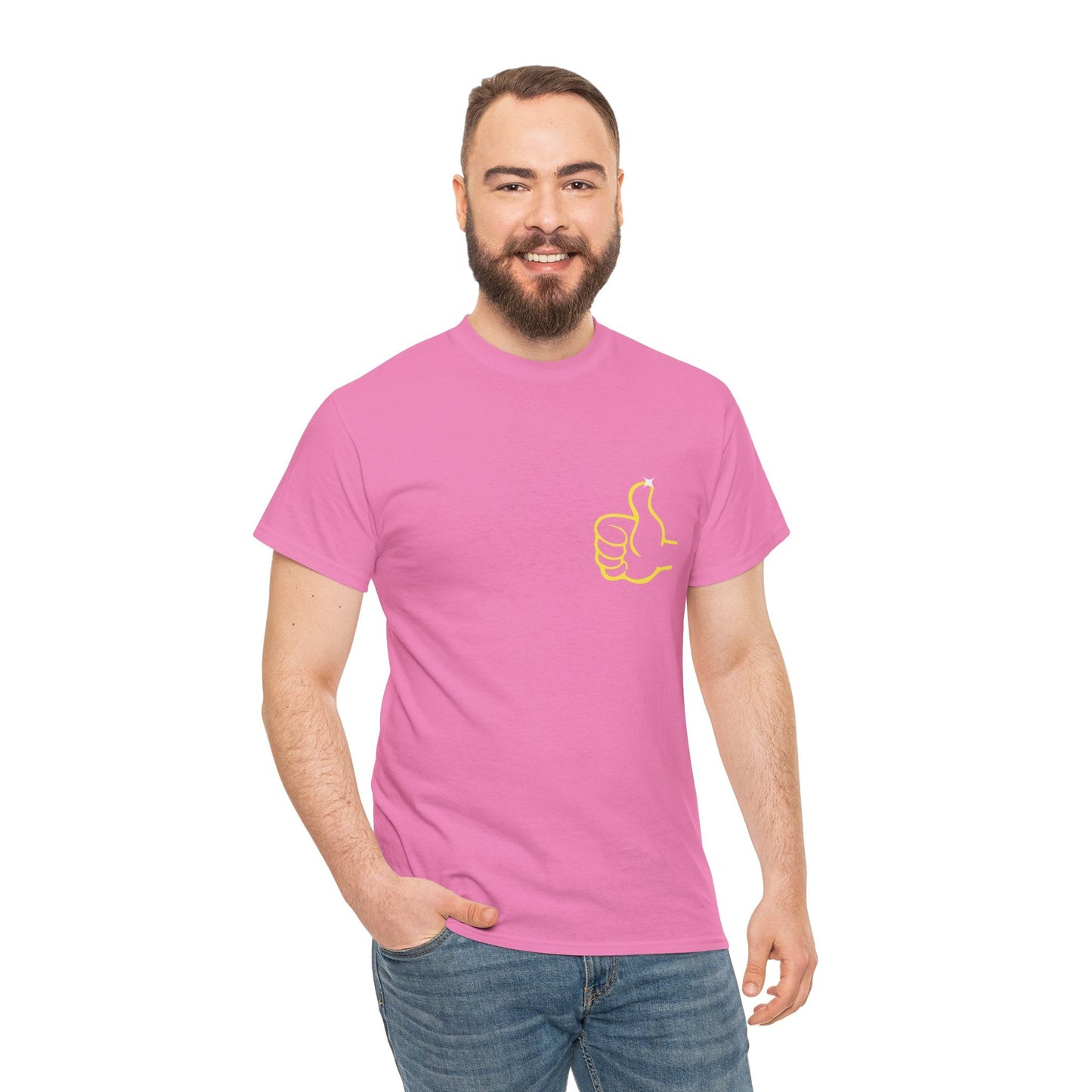 Funny Thumbs Up Emoji Graphic T-Shirt Positive Vibes