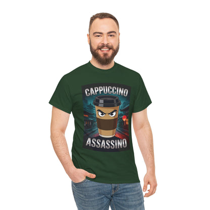 Cappuccino Assassino Coffee Lovers Italian Brainrot Meme T-Shirt