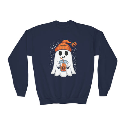 Halloween for Kids Cute Fall Ghost Sweatshirt