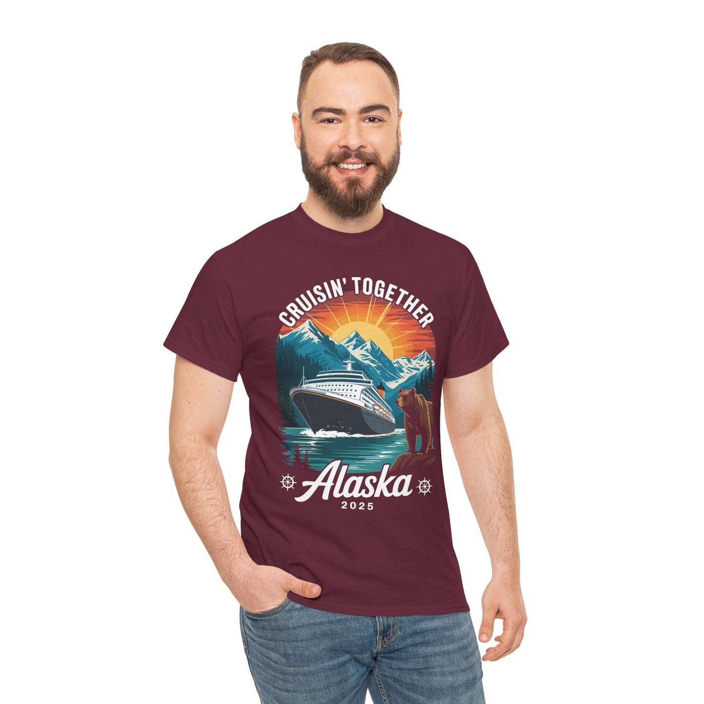 Cruisin Together Alaska 2025 Family Friend Alaska Cruise T-Shirt