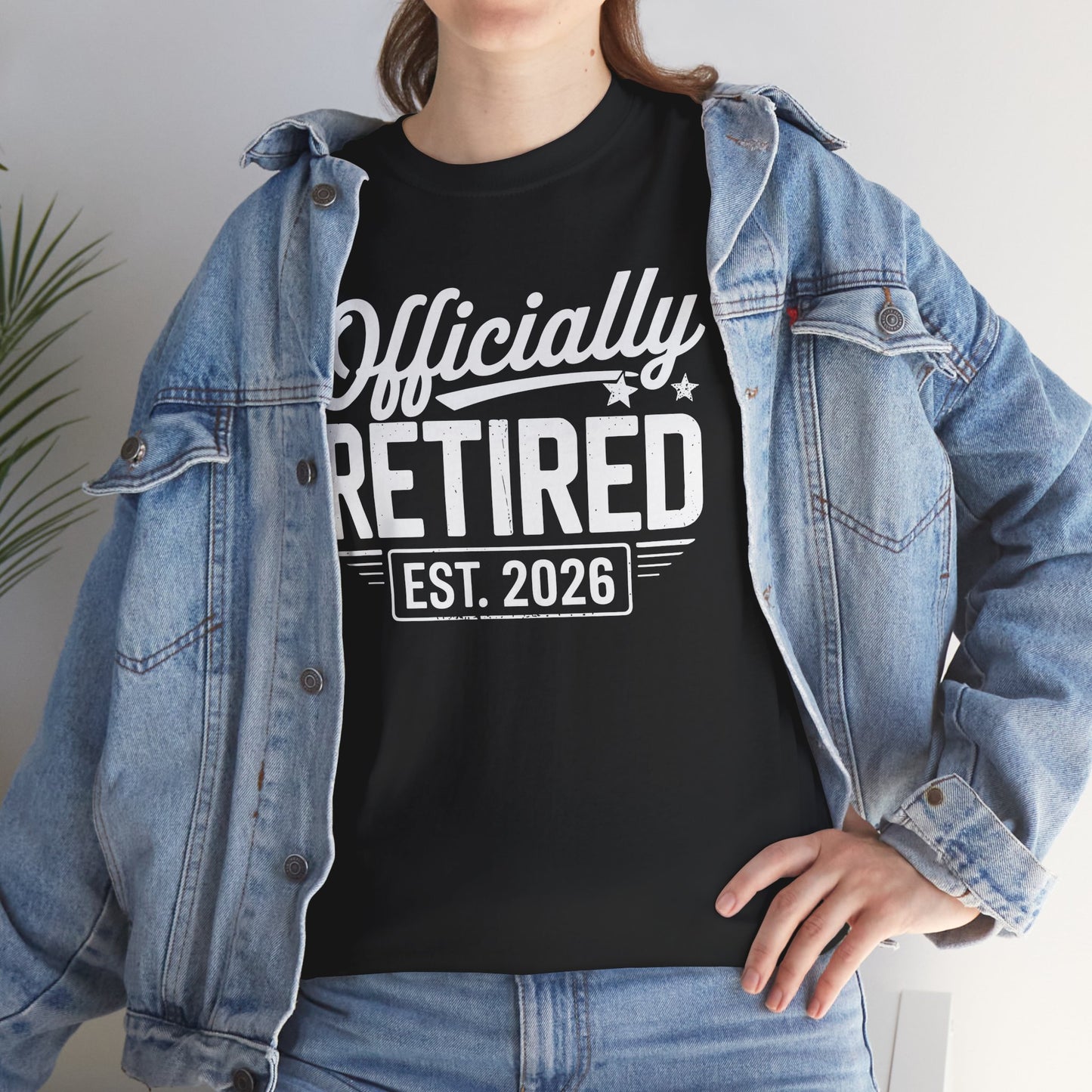 Funny Retirement 2026 Officially Retired Vintage Humor T-Shirt