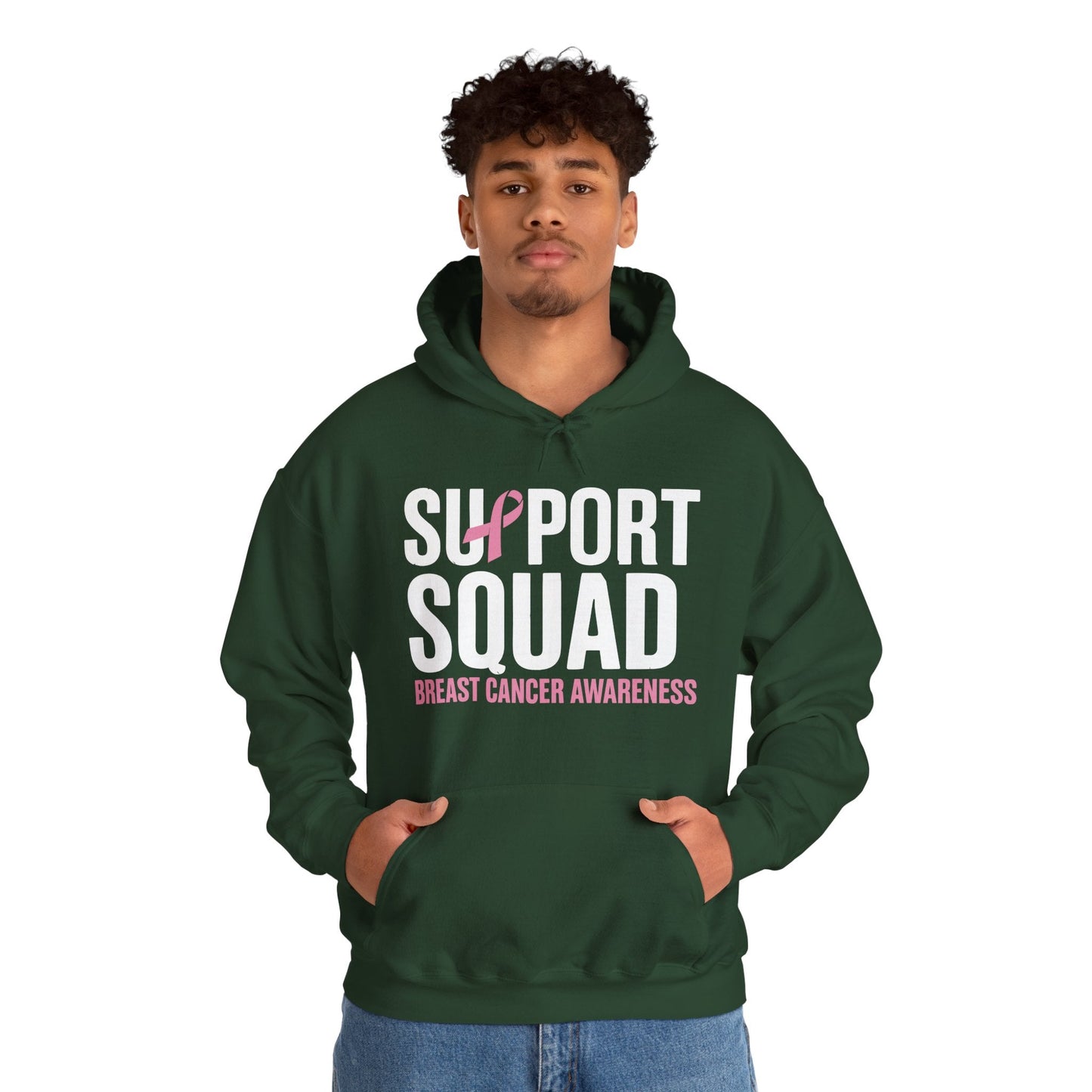Breast Cancer Shirts Support Squad Breast Cancer Awareness Hoodie