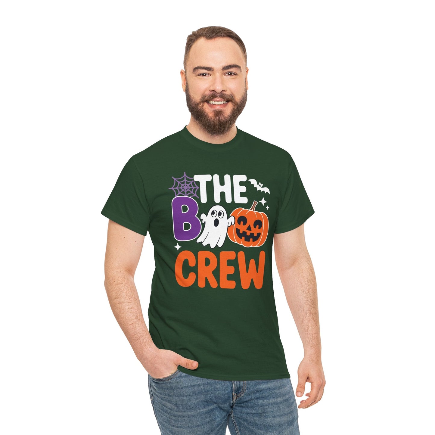 Halloween The Boo Crew Cute Ghost Spooky Family Matching T-Shirt