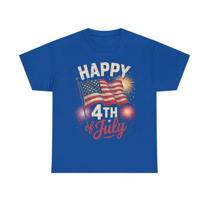 Happy 4th Of July Patriotic American US Flag 4th Of July T-Shirt
