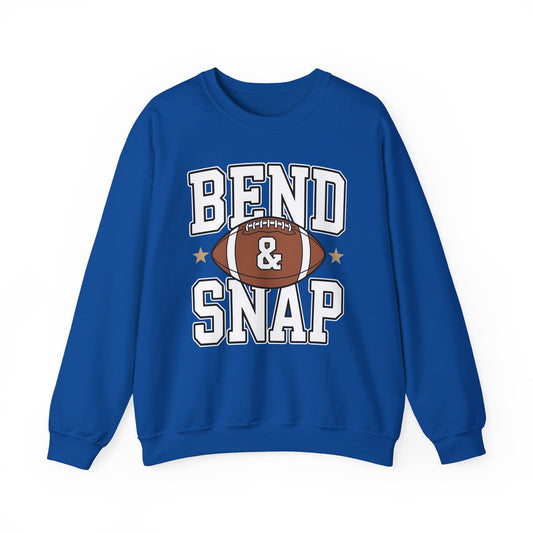 Funny Game Day Touchdown Season Cute Bend and Snap Football Sweatshirt