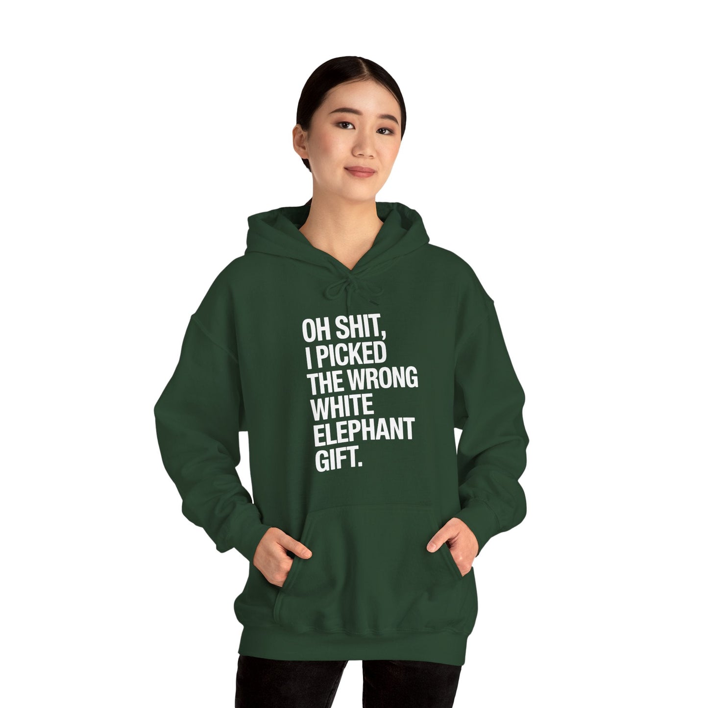 Oh Shit Funny White Elephant Gifts for Adults Under 15 20 Hoodie