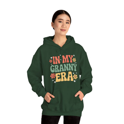 In My Granny Era Funny Sarcastic Groovy Retro Mothers Day Hoodie