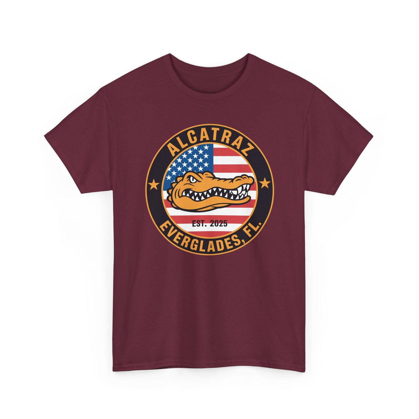 Retro Alcatraz Everglades FL EST 2025 T-Shirt